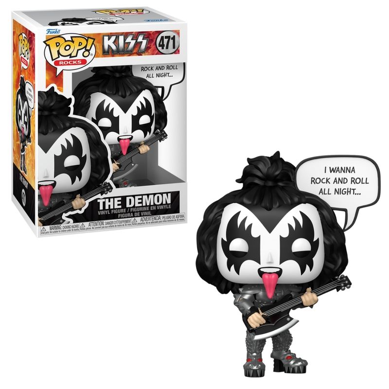 Boneco Funko Pop! Rocks Kiss - Gene Simmons (The Demon)