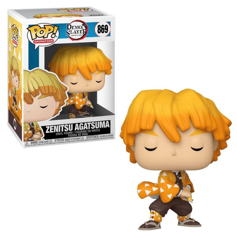 Boneco Funko Pop! Demon Slayer - Zenitsu Agatsuma